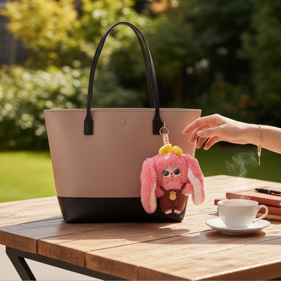 BABY THREE Macaron Cute Bunny V2 PLUSH | NEW | 100% AUTHENTIC | blue & green eye - Picture 10 of 11